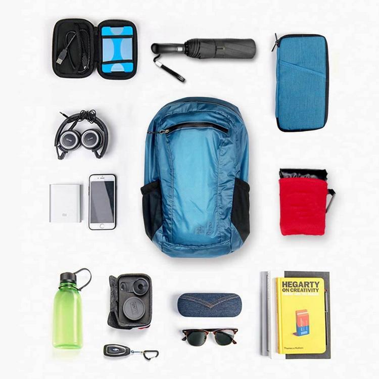 Hochwertiger, wasserdichter, faltbarer Reiserucksack aus Nylon, packbarer Rucksack für Wandercamping