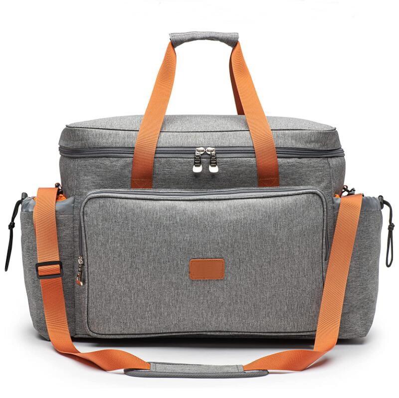 Große Reise-Picknick-Isoliertasche für die Zubereitung von Mahlzeiten, hochwertige Thermo-Isoliertaschen für das Mittagessen mit Flaschenhalter