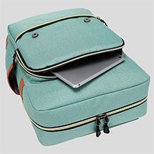 Damen 15,6-Zoll-Laptop-Rucksack mit USB-Ladeanschluss Schule College-Rucksack für Damen Herren Mode-Rucksack