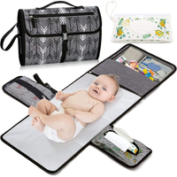 Faltbare wasserdichte Kinder-Reise-Wickelauflage, Baby-Wickelauflage, tragbar