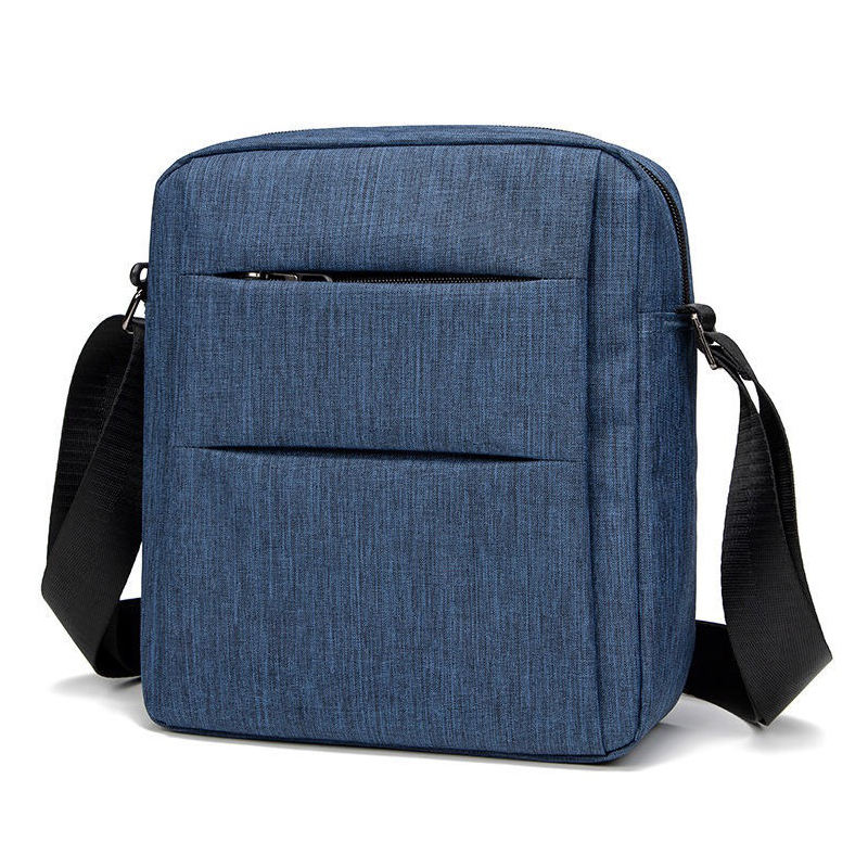 benutzerdefinierte quadratische Umhängetasche mit mehreren Taschen für Männer wasserdichte Oxford-Reisekuriertasche