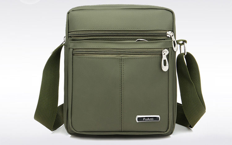 Benutzerdefinierte Großhandel Polyester Square Sling Taschen Telefon Crossbody Schulter Kleine Mini Messenger Bag Männer