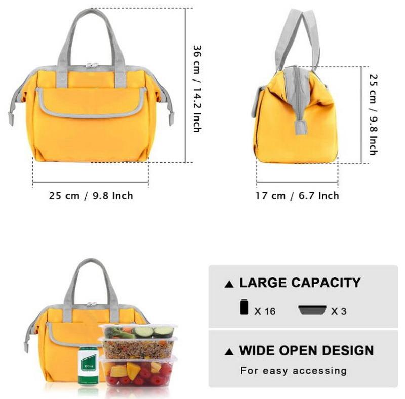 Benutzerdefinierte Frauen Erwachsene Büro Tote Kühler Lunch Bag wärmeisolierte Kinder Picknick Reise Eis Kühltasche für Lebensmittel