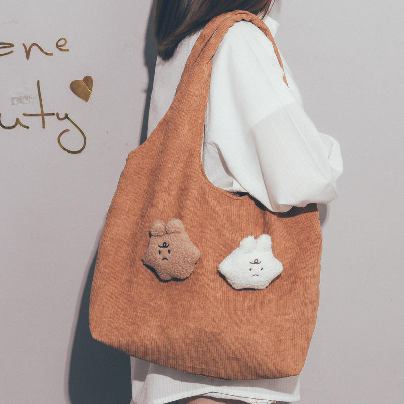 2022 neue kundenspezifische bestickte Einkaufstaschen für Frauen-Designer-Handtaschen öffnen übergroße Kupplungs-Geldbeutel-Cord-Einkaufstasche