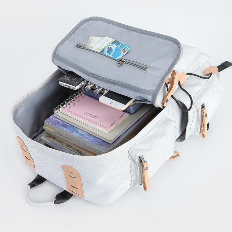 Langlebige College-Student-Schule-Laptop-Rucksäcke, Rucksack, Büchertaschen mit Griff und Trennwand-Design für 14 Zoll