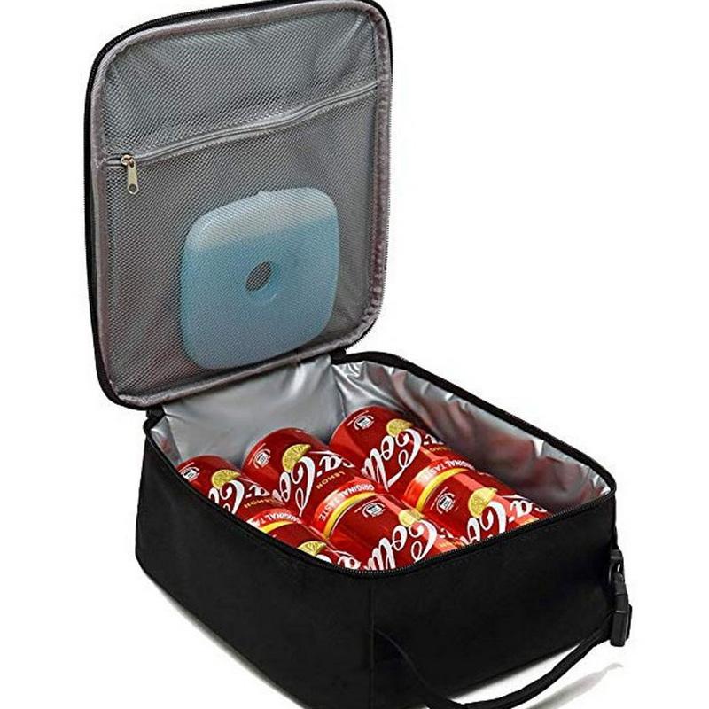 Business-Isolierbeutel im neuen Stil, Lunch-Taschen mit einer seitlichen Netztasche