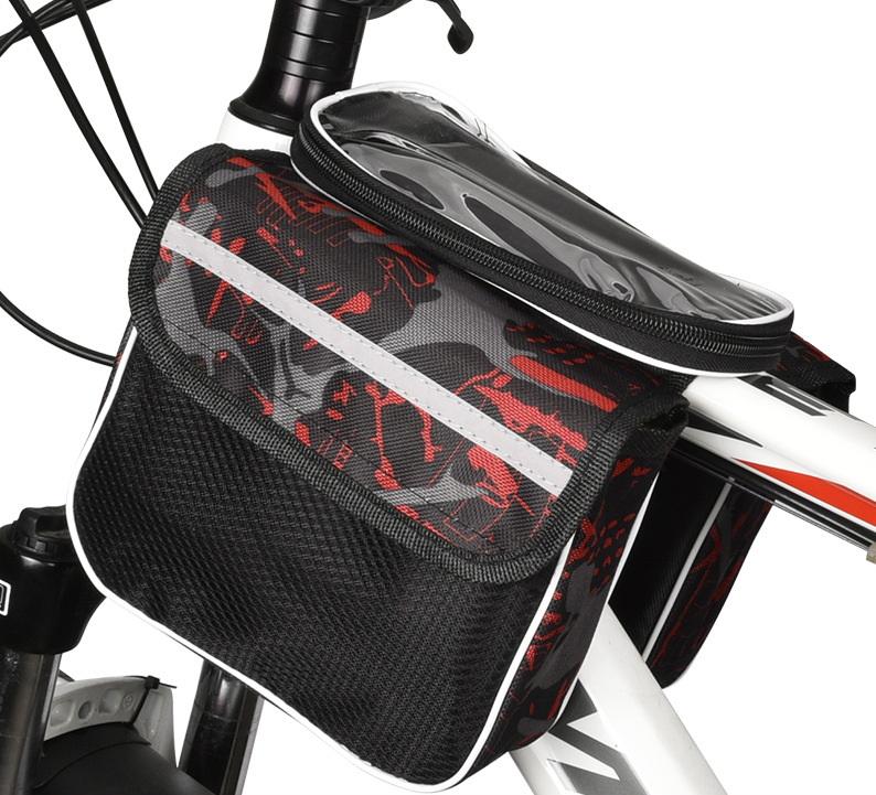 WHEEL UP Benutzerdefinierte wasserdichte Fahrrad-Frontrahmen-Fahrrad-Lenkertasche für den Außenbereich