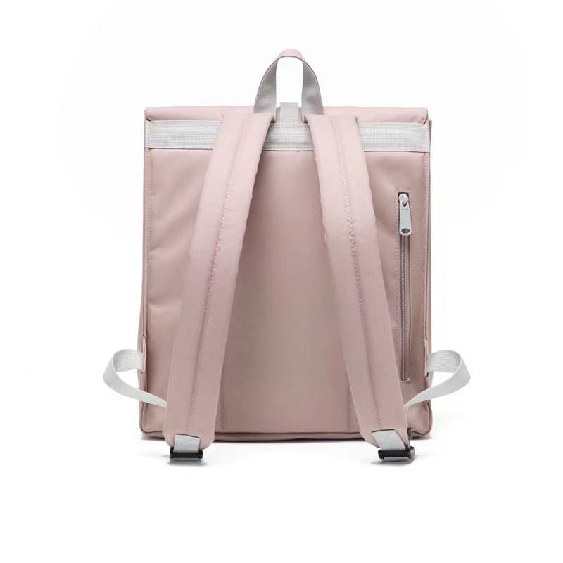 benutzerdefiniertes Logo wasserabweisend rosa College Schulrucksack Taschen Anti-Diebstahl großer lässiger Reiserucksack langlebiger lässiger Tagesrucksack