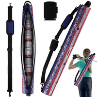 Benutzerdefinierte wasserdichte 6 Dosen Bier Wein Schlauchschlinge Kühltasche Männer Frauen Sublimation isolierte Dosenhülse Golftasche