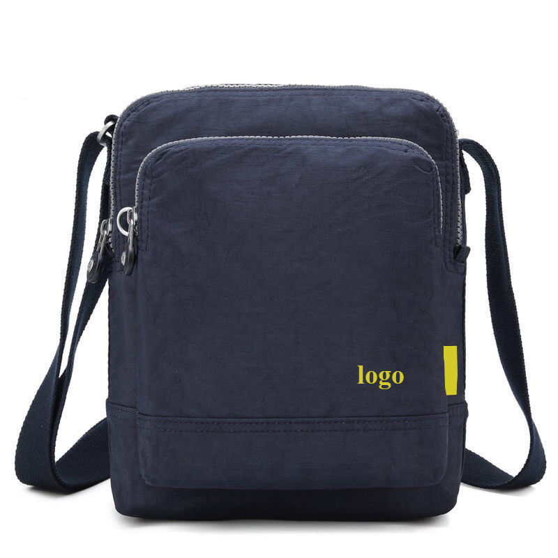 Luxus-Umhängetasche aus recyceltem Rpet-Quadrat, diebstahlsicher, wasserdichte Umhängetasche, Herren-Geldbörse, lässiger Sling-Tagesrucksack für die Arbeit