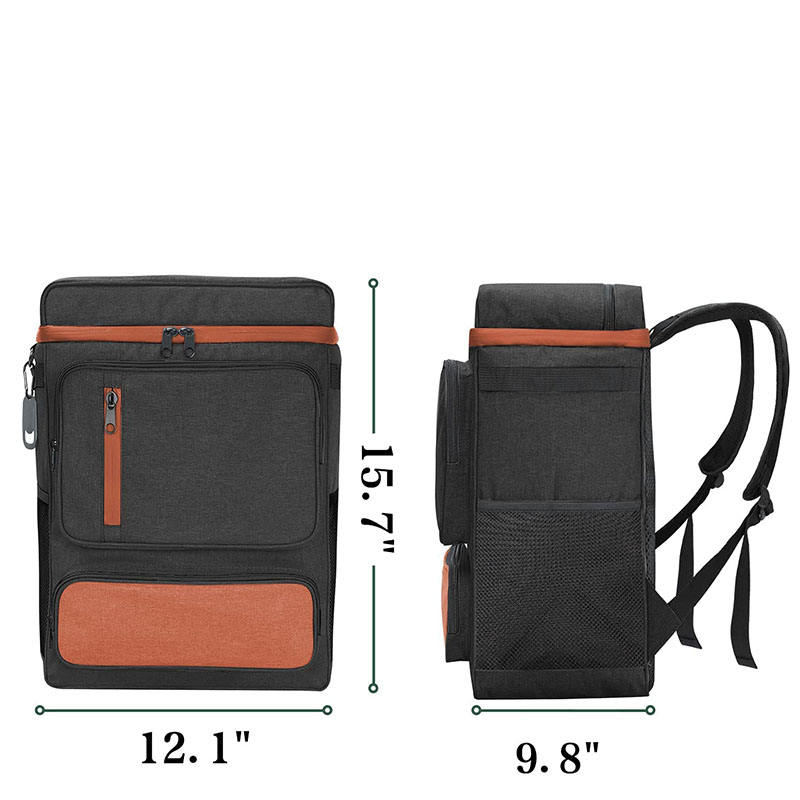 Leichter, wasserdichter Outdoor-Rucksack mit großer Kapazität, weicher Schulterkühler, Kühltasche, isolierte Taschen