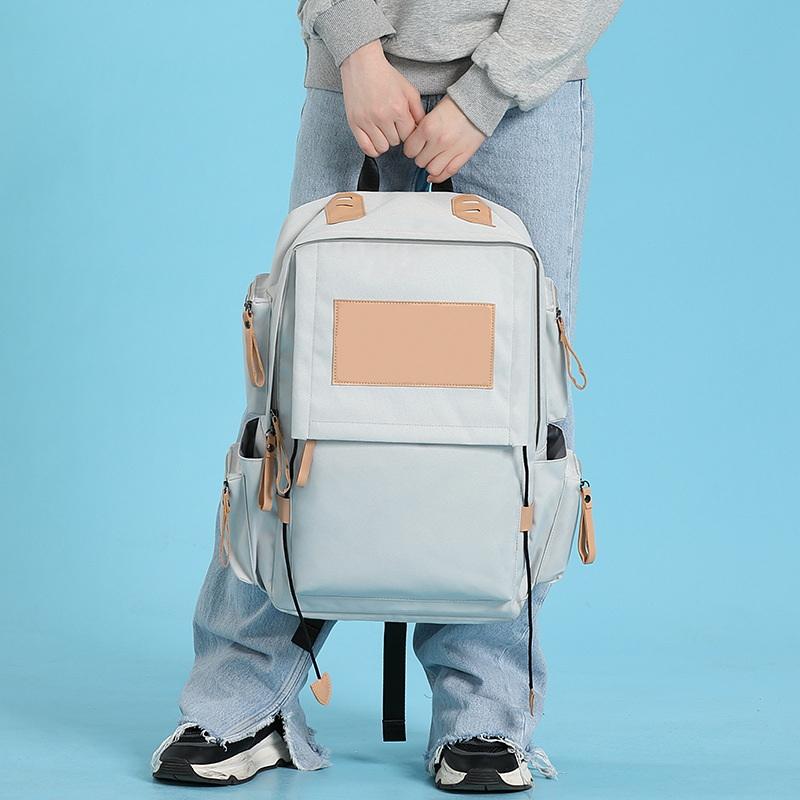 Langlebige College-Student-Schule-Laptop-Rucksäcke, Rucksack, Büchertaschen mit Griff und Trennwand-Design für 14 Zoll