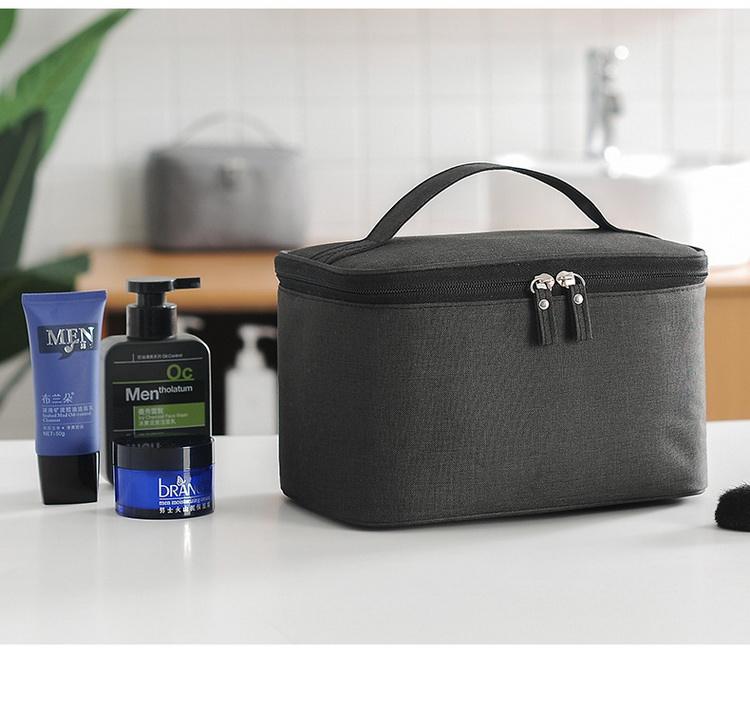 Großhandel Polyester Kosmetiktasche Make-up mit Logo 2022 Neupreis Kulturbeutel für Männer Frauen