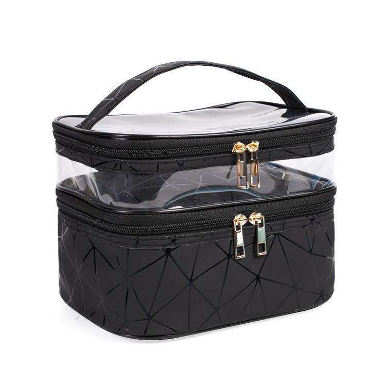 Kosmetik-Reisetasche mit Reißverschluss im Großhandel, Make-up-Tragetasche, Mini-Verpackungswürfel-konforme Tasche, Kulturbeutel-Organisator Cus