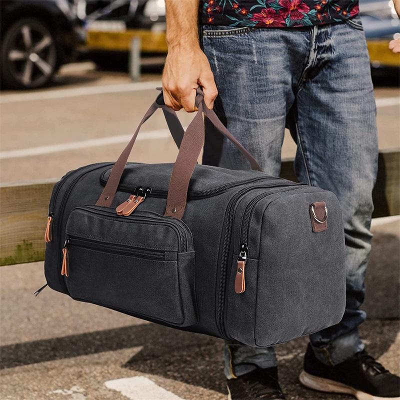 Reisetasche Herren Große faltbare Reisetasche mit Schuhfach Sporttasche
