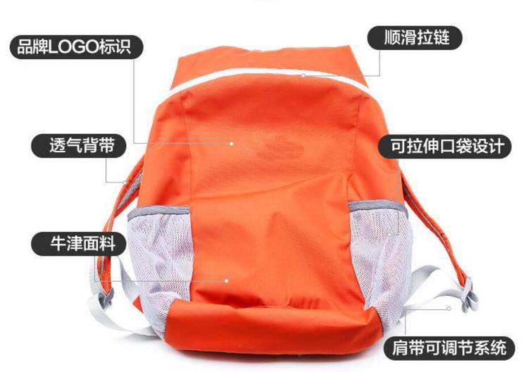 Leichter, wasserdichter, faltbarer Reiserucksack, Wanderrucksack, Sport-Radsport, faltbarer Rucksack