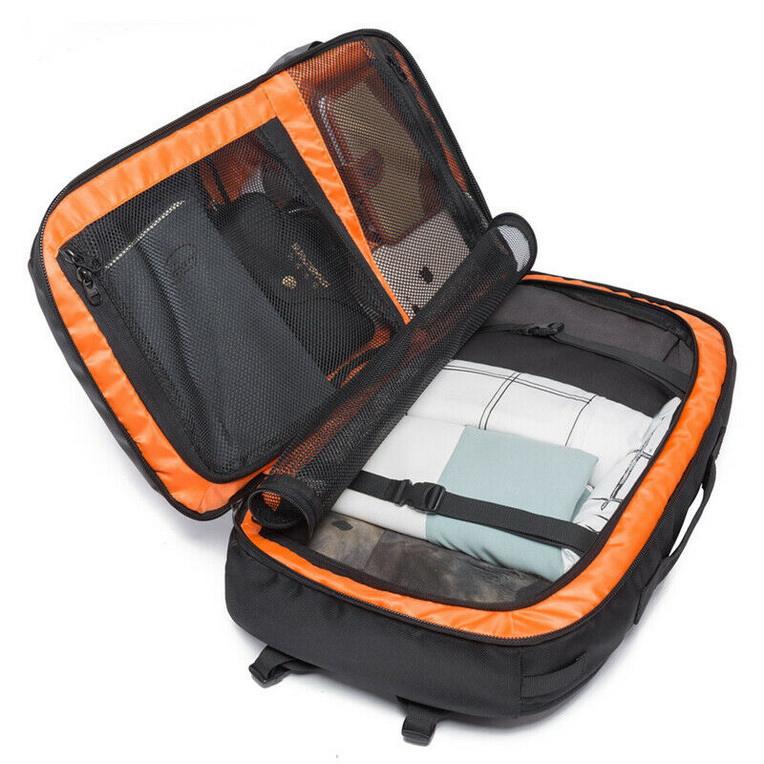 Wasserdichter Reiserucksack mit großer Kapazität, hochwertiger Reiserucksack aus PU-Leder