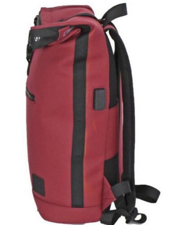 Großhandel fabrikgefertigter Custom Designer Rolltop Daypack recycelte Schultaschen Reiserucksack Tasche für Männer wasserdicht mit USB
