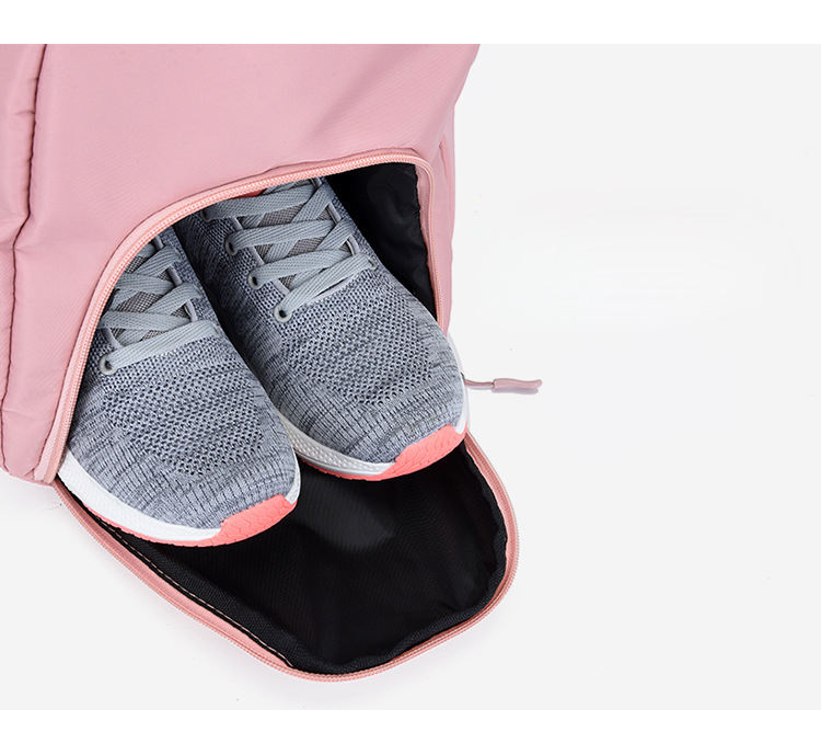 Hochwertige benutzerdefinierte Polyester-Reisesport-Sporttasche Weekender-Übernachtungstasche für Frauen Wasserdichte Wochenendtasche