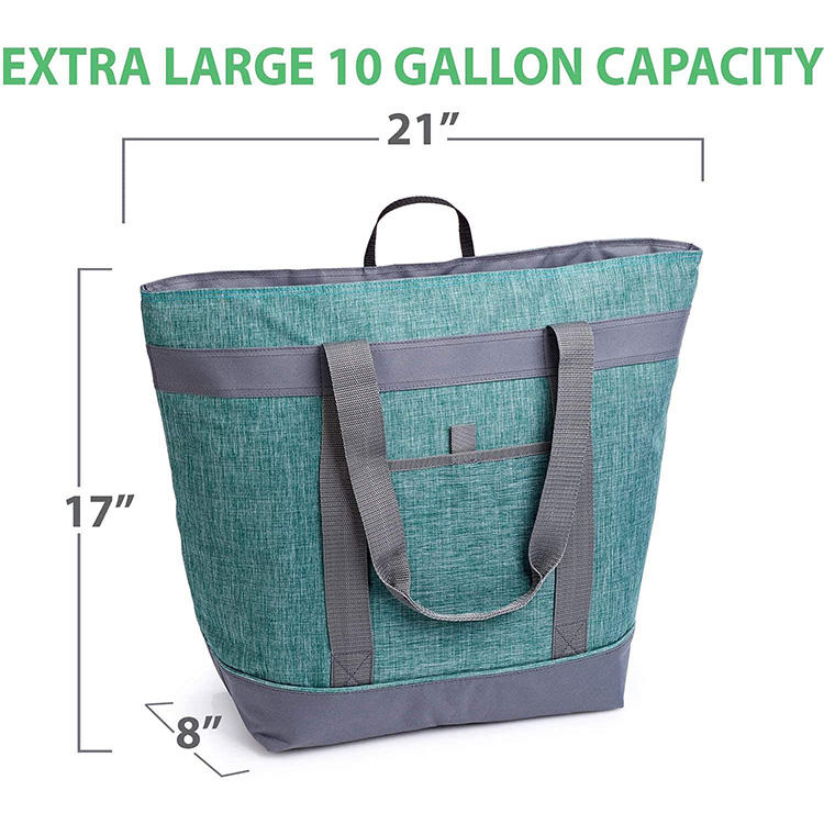 Kühltasche mit großem Fassungsvermögen, wärmeisolierte Lebensmitteltasche für Picknick-Camping