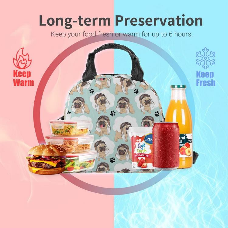BPA-freier Großhandel mit niedlichen Tieren in Lebensmittelqualität, isolierte Lunchtaschen für Kinder, wasserdichte thermische Schulkühltasche