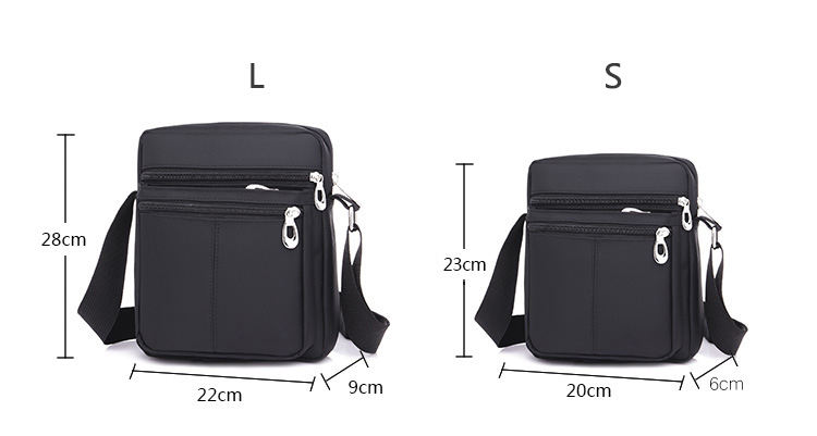 Benutzerdefinierte Polyester Casual Square Sling Taschen Telefon Crossbody Schulter Kleine Mini Messenger Bag Männer