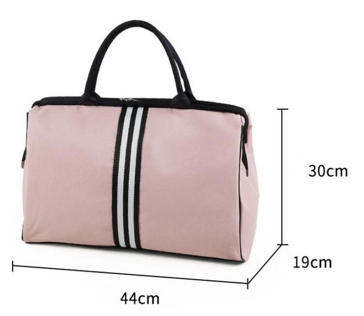 Stilvolle Mädchen Seesack Handgepäck Schulter über Nacht Wochenendschuhe Sporttasche Duffle Bag Hersteller