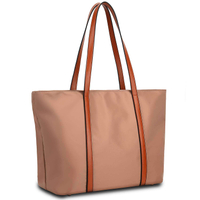 15,6-Zoll-Damen-Einkaufstasche Damen-Oxford-Großraum-Work-Fit-Frauen-Leder-Nylon-Umhängetasche