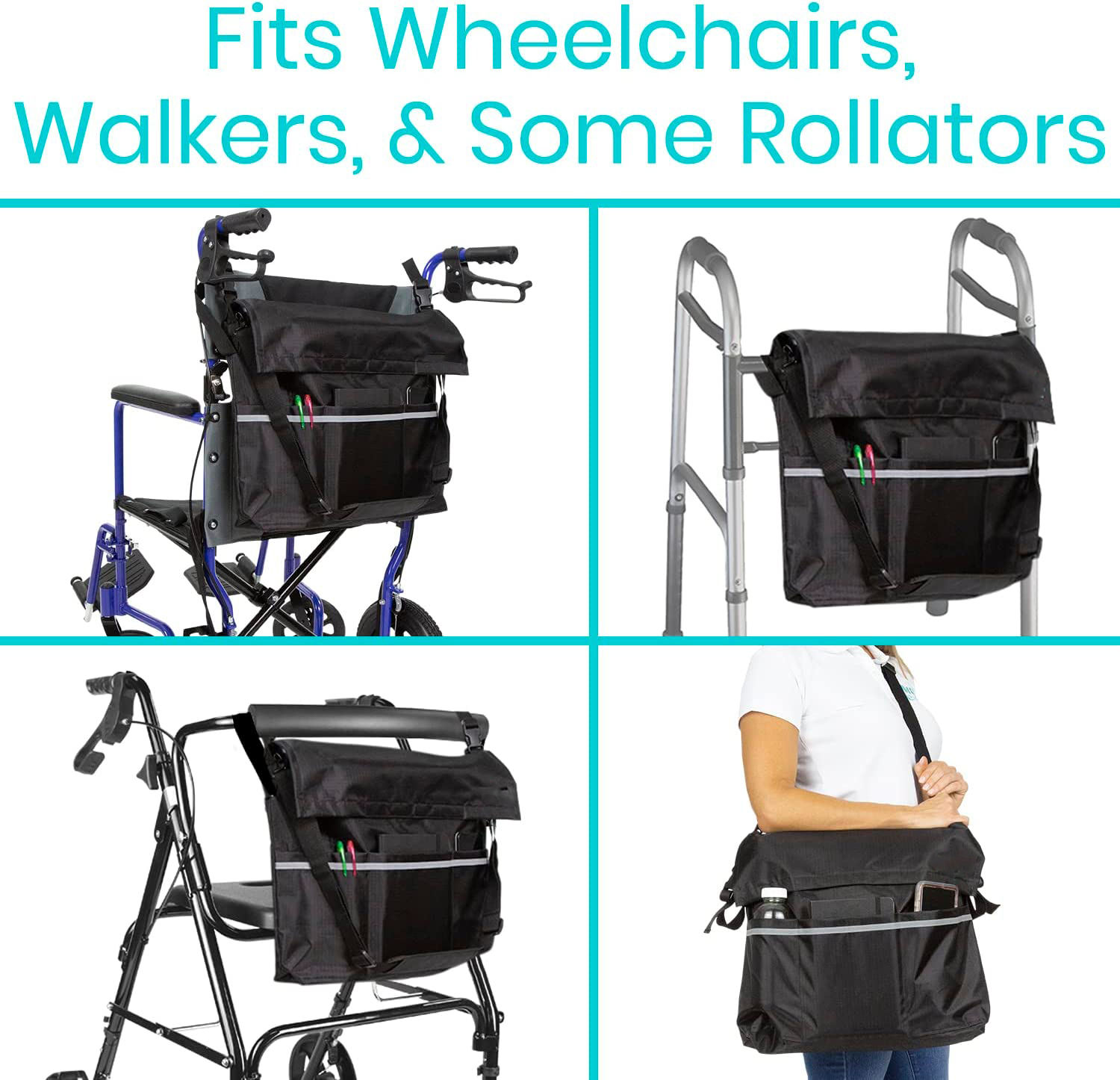 Custom Travel Large Rollstuhlzubehörtasche Rollstuhltasche Aufbewahrungstasche