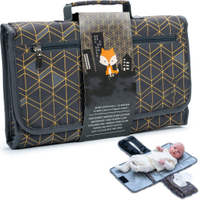 Tragbares Neugeborenes Baby Essentials Unisex Baby Stuff Tragbare Wickelunterlage mit Griff