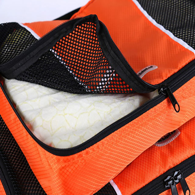 3-teiliges Set Stoff-Organizer-Gepäckverpackungswürfel für unterwegs