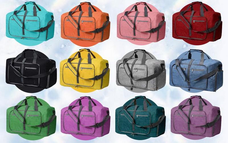 Maßgeschneiderte wasserdichte große Kapazität faltbares Gepäck Kleidungsstück Sport Fitnessstudio Reise Seesäcke faltbare Unisex Reisetasche