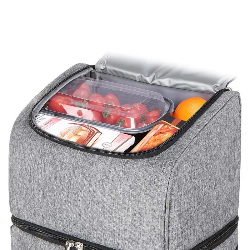 Outdoor Camping School Travel Isolierter Kinderrucksack Thermo-Kühltaschen Lunchpaket mit großer Kapazität für Lebensmittelisolierung