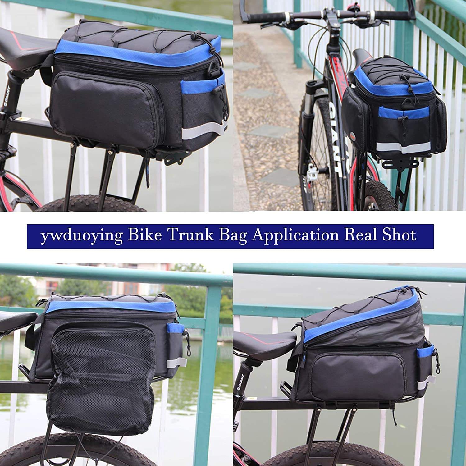 Hochwertige Fahrradträger Gepäckträgertasche Wasserdichte Fahrradtasche Stoßfeste Outdoor Langlebige Fahrradtasche