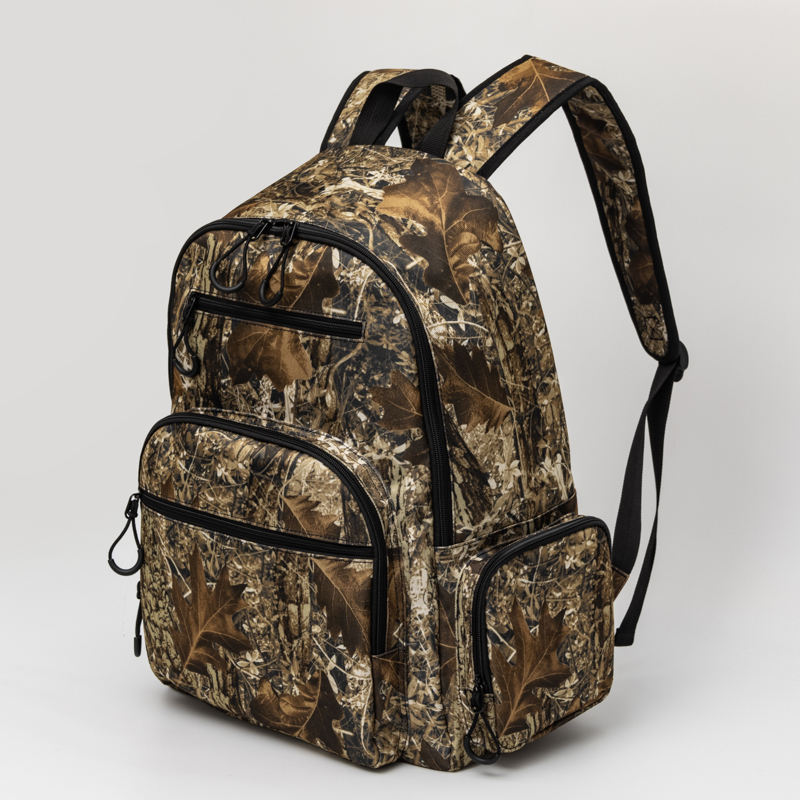 benutzerdefinierter Camo-Rucksack, wasserdichter Camouflage-Schulrucksack, lässiger Tagesrucksack, Reise-Outdoor-Rucksack für Jungen und Mädchen