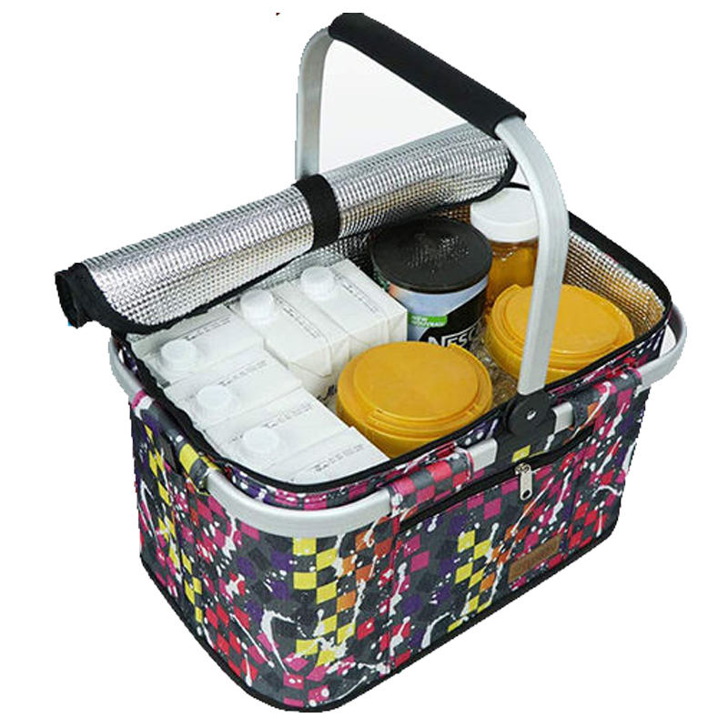 Camping-Picknick-Isolierkorb-Kühler mit individuellem Logo Picknickkörbe für den Strand