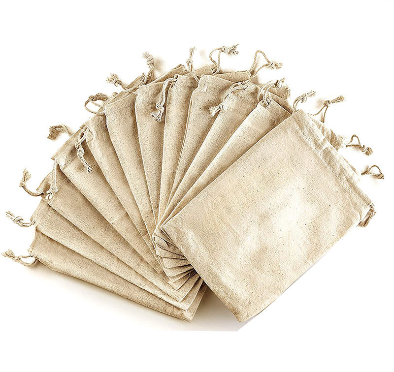 Günstiges Geschenk Kleine natürliche umweltfreundliche Baumwollseifentasche Beutel Baumwollnetz-Seifentasche