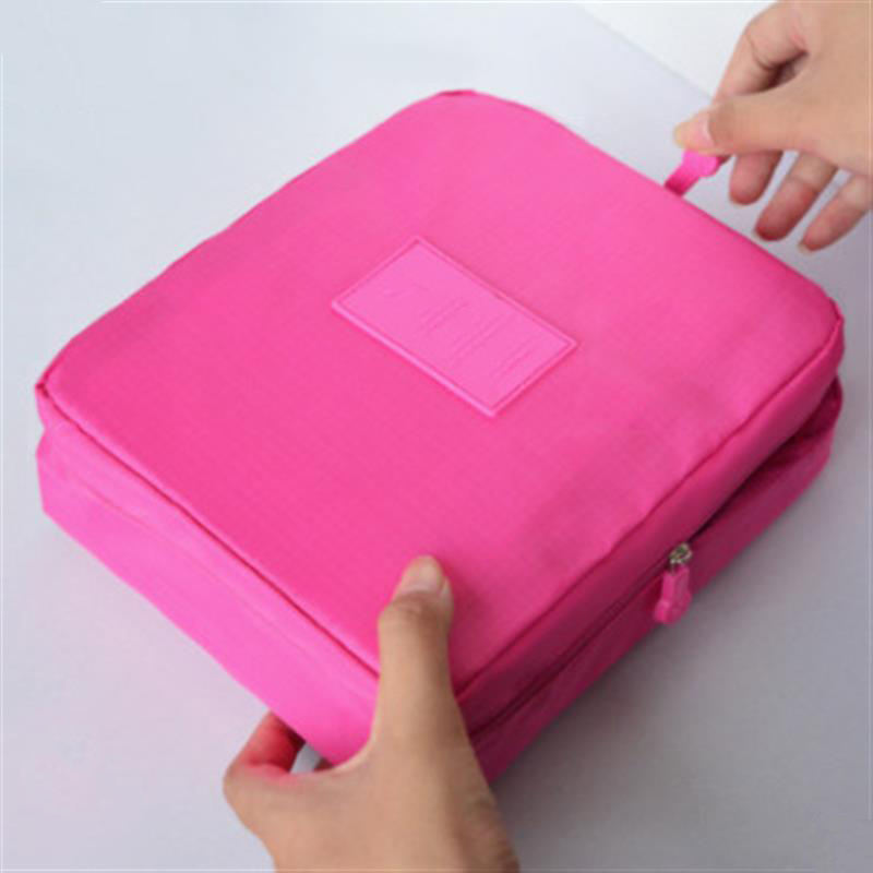 Kosmetik-Reisetasche mit Reißverschluss im Großhandel, Make-up-Tragetasche, Mini-Verpackungswürfel-konforme Tasche, Kulturbeutel-Organisator Cus