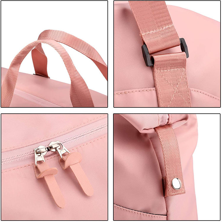 Weekender Mädchen Reisetaschen Tote Custom Sublimation Logo Travel Pink Duffle Bag für Frauen
