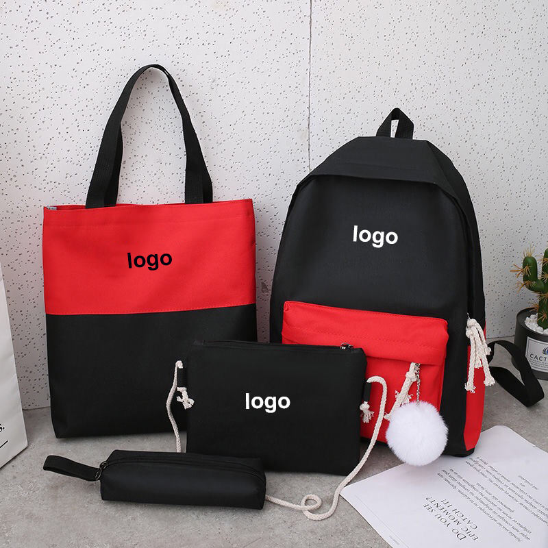 benutzerdefinierte stilvolle Mädchen Schulrucksack Tasche Set leichte wasserdichte Casual School Student Bookbag