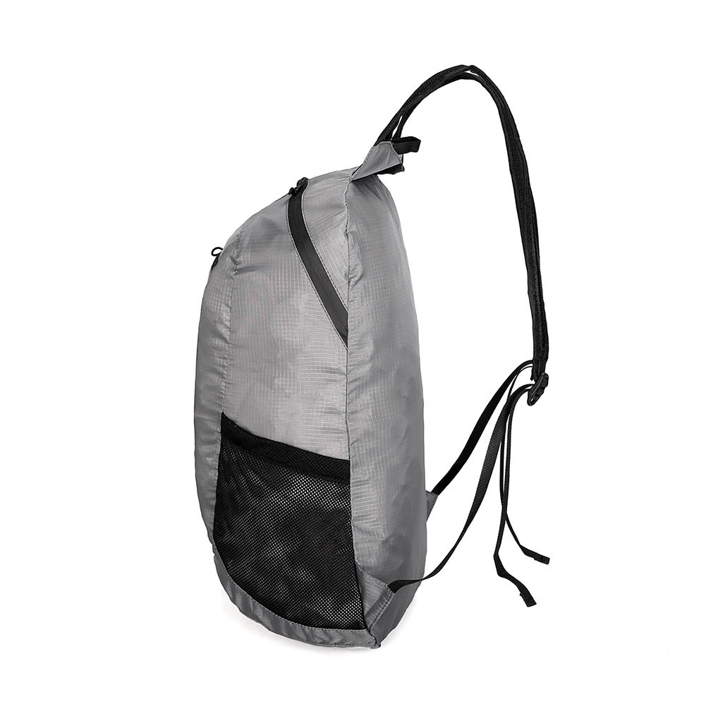Leichter Schwarzer Tagesrucksack Sporttaschen Rucksäcke Faltbarer Wasserdichter Rucksack Rucksack Und Tasche In Einem Klein