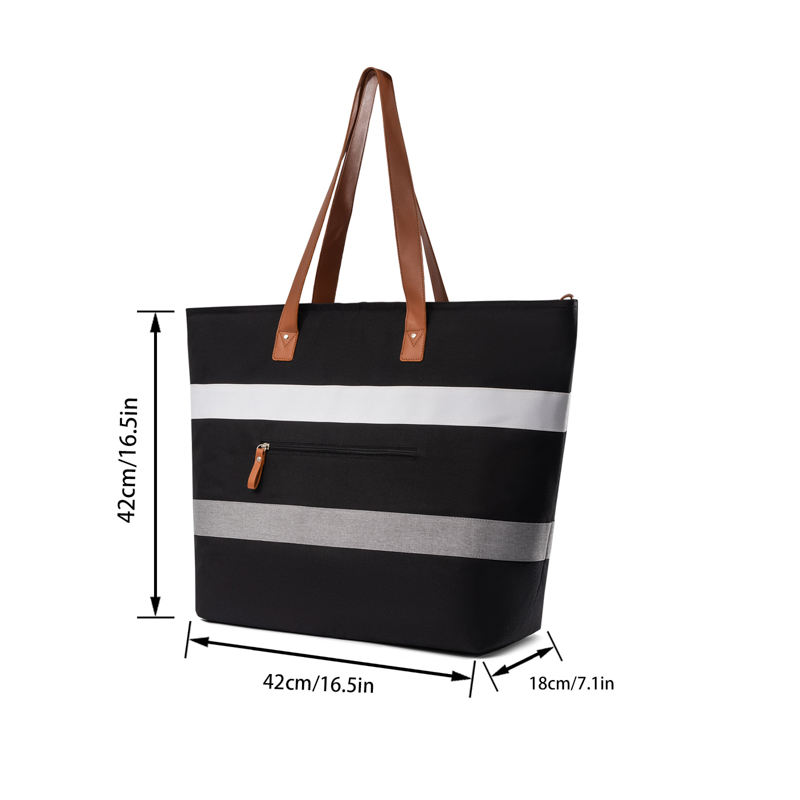Großhandelsfrauen-Einkaufstasche-große Strand-Taschen-langlebige Einkaufstaschen mit gedrucktem Logo